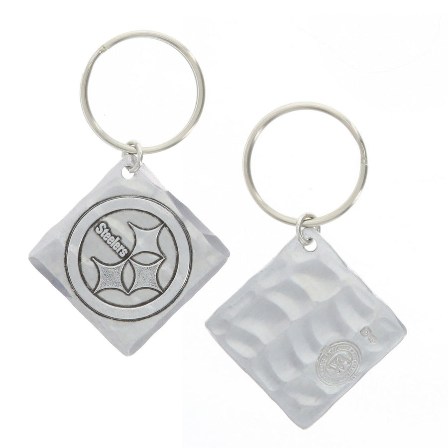 Collection display featuring Pittsburgh Steelers Logo Key Chain