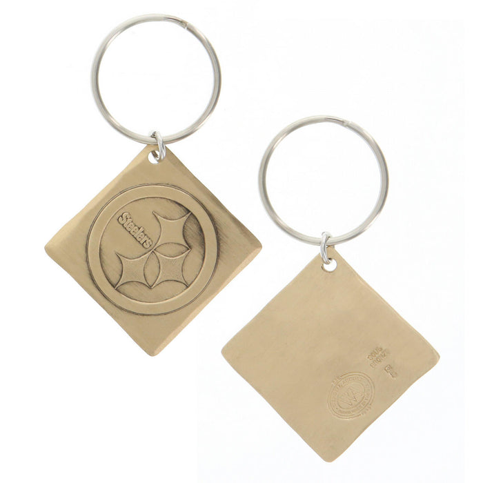 Collection display featuring Pittsburgh Steelers Logo Key Chain