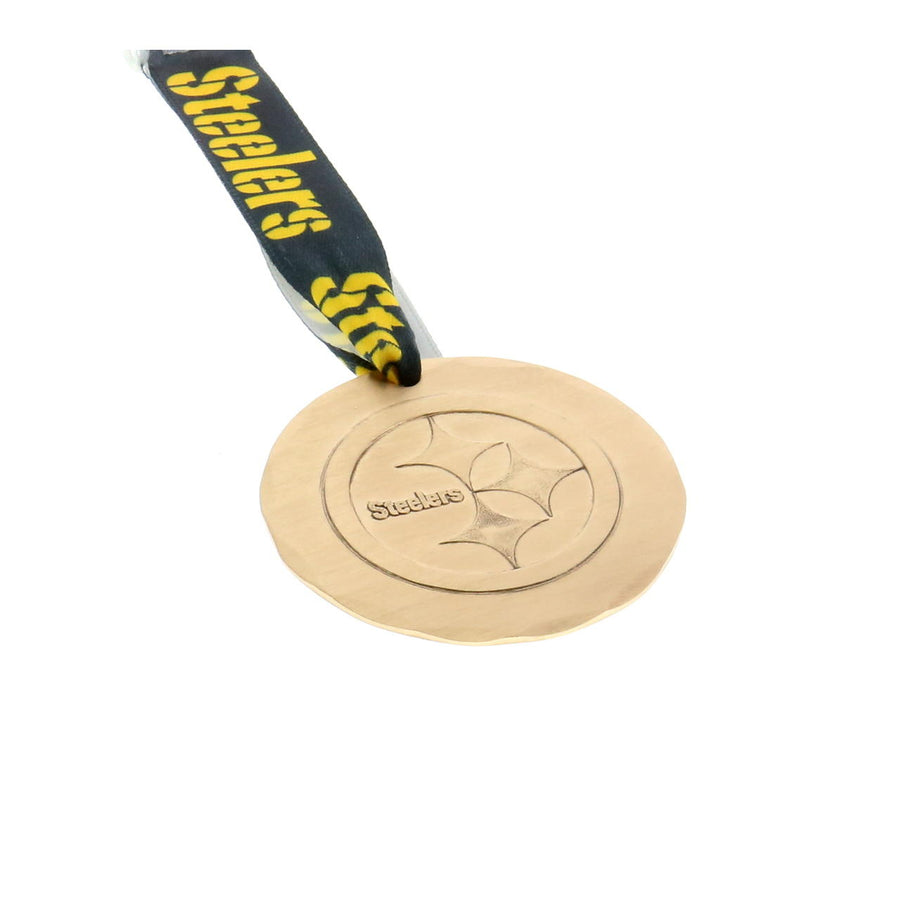 Product view of Pittsburgh Steelers Small Round Ornament