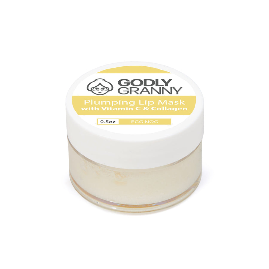 Vitamin C & Collagen Lip Mask – Egg Nog packaging