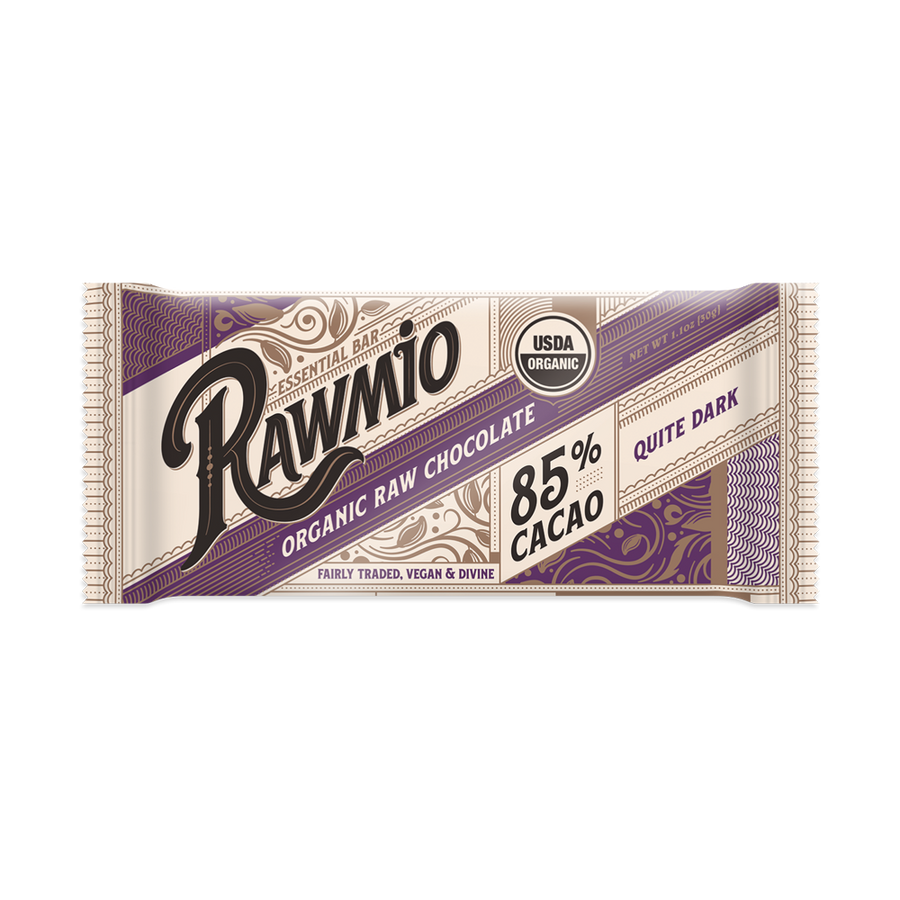 Product package photograph for Essential Dark Chocolate Bar - 85% Cacao
