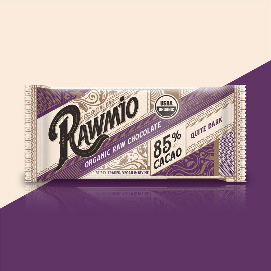 Product package photograph for Essential Dark Chocolate Bar - 85% Cacao