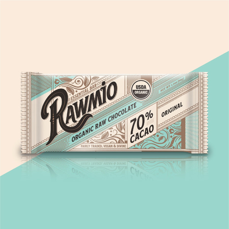 Product package photograph for Essential Dark Chocolate Bar - 70% Cacao