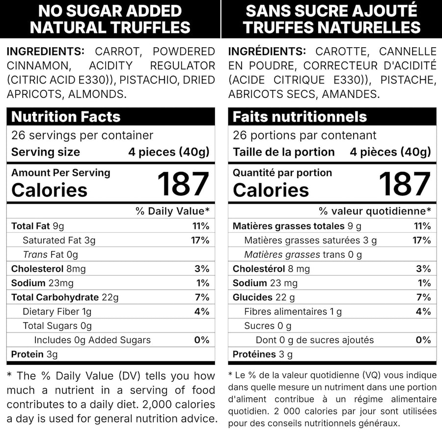 No Sugar Added Truffles, Pistachio, Hazelnut & Coconut, 16 pc