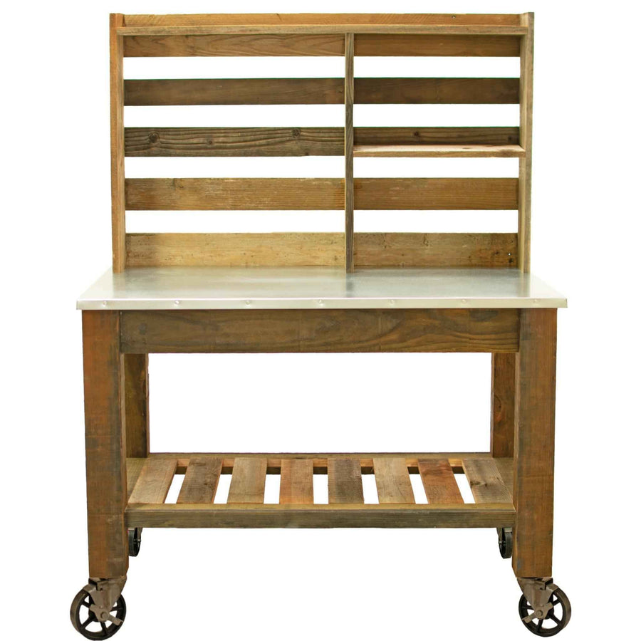 Redwood Potting Table
