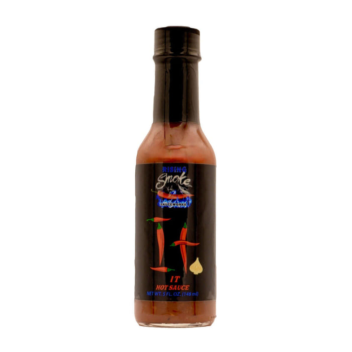 Product packaging of It Cayenne Garlic Louisiana-Style Hot Sauce