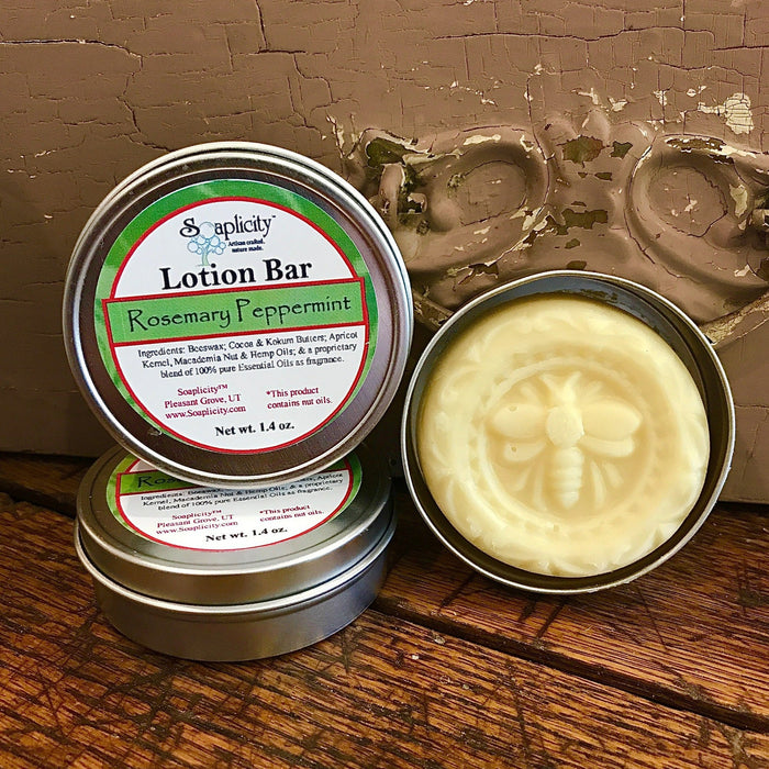 Rosemary Peppermint Lotion Bar – product photo
