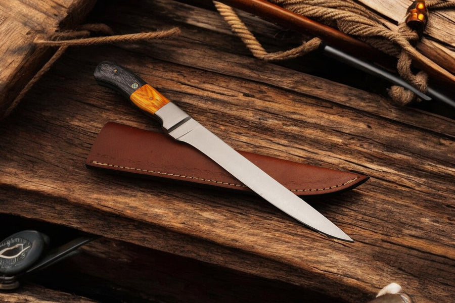 Custom Handmade Fillet Knife – 12.5" Stainless Steel