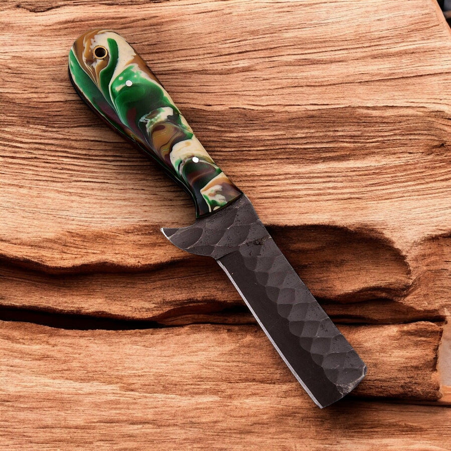 Handmade Bull Cutter Knife – 8" High Carbon Steel Blade