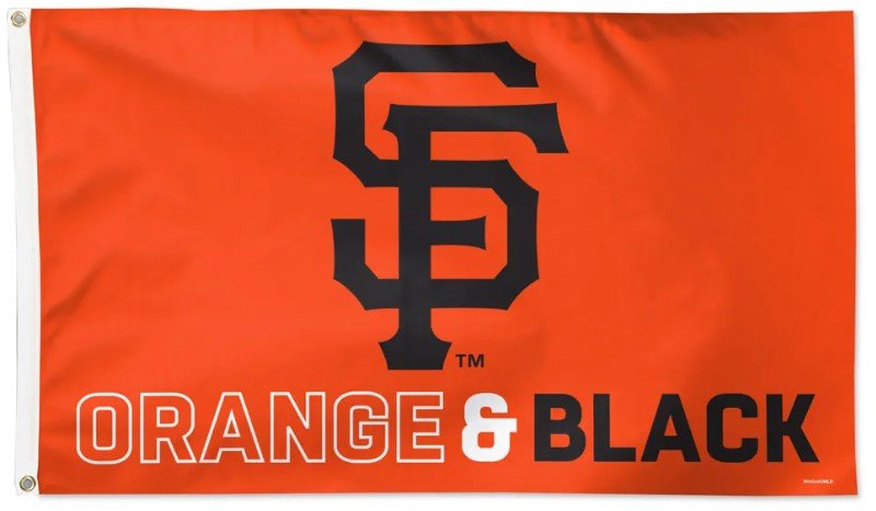 San Francisco Giants 3x5 slogan flag made in USA