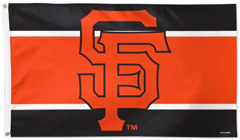 San Francisco Giants 3x5 striped MLB flag with team logo