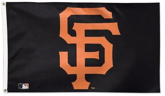 San Francisco Giants 3x5 MLB flag with deluxe black background