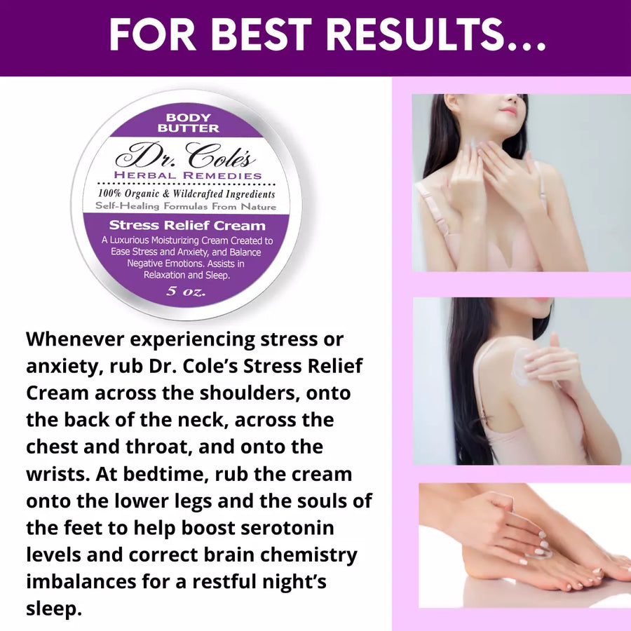 30 - Dr. Cole's Stress Relief Cream