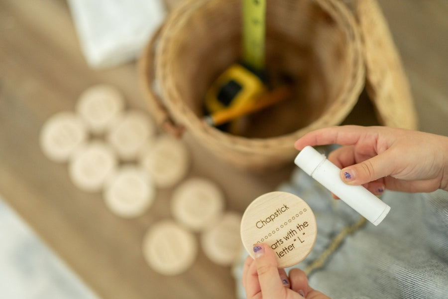 Wooden Scavenger Hunt Coins: 40 Find-It Prompts