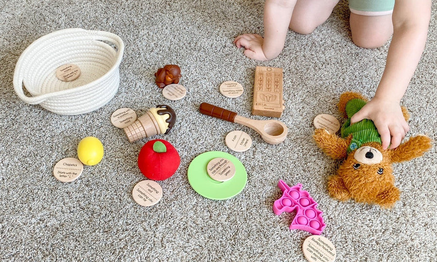 Wooden Scavenger Hunt Coins: 40 Find-It Prompts