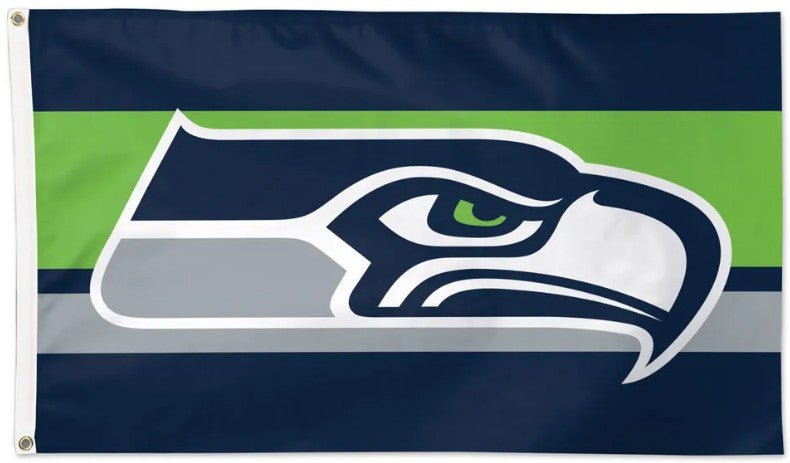 Seattle Seahawks 3x5 slogan flag made in USA
