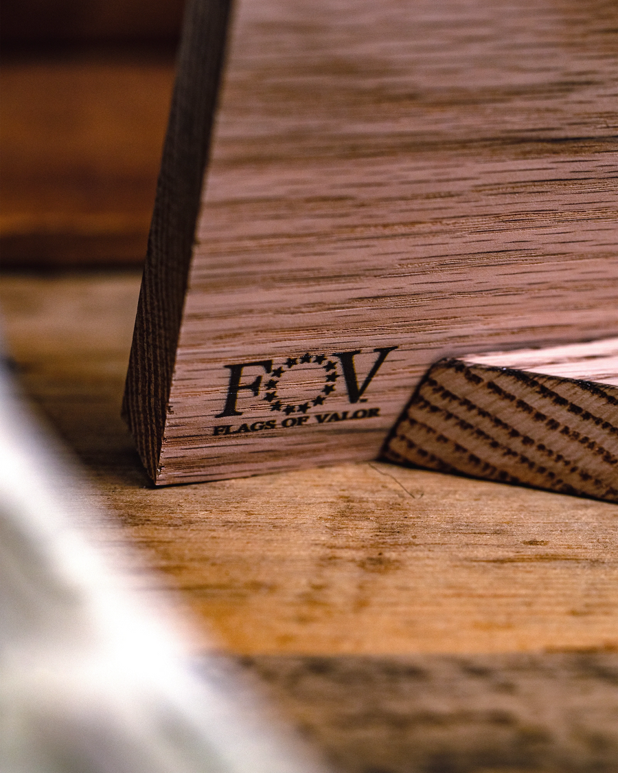 Collective - Coast Guard Wooden Desk Flag
