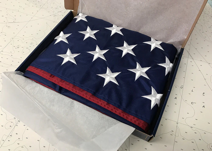 USA-made nylon American flag — additional product presentation