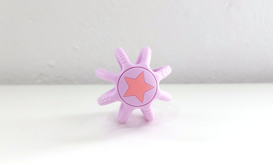 Silicone Sensory Teething Ball: 3-Inch Grasping Toy