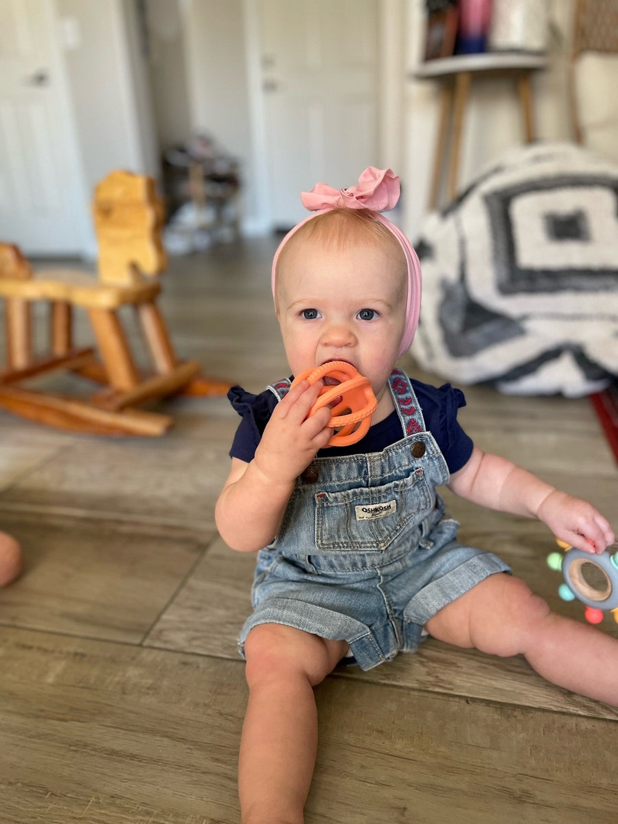 Silicone Sensory Teething Ball: 3-Inch Grasping Toy