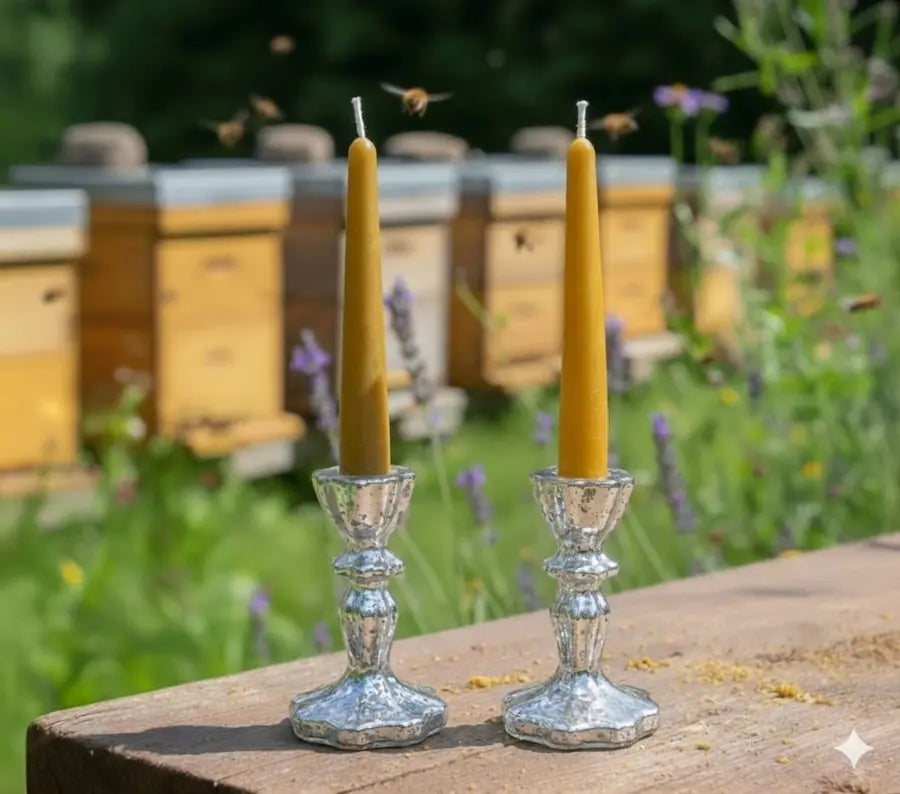 Short Tapper Candles – product photo 1