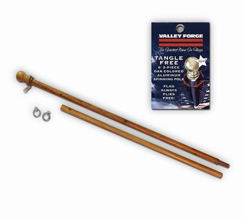 Spinning Flagpole – 5' & 6' Tangle-Free House Pole — product image 5