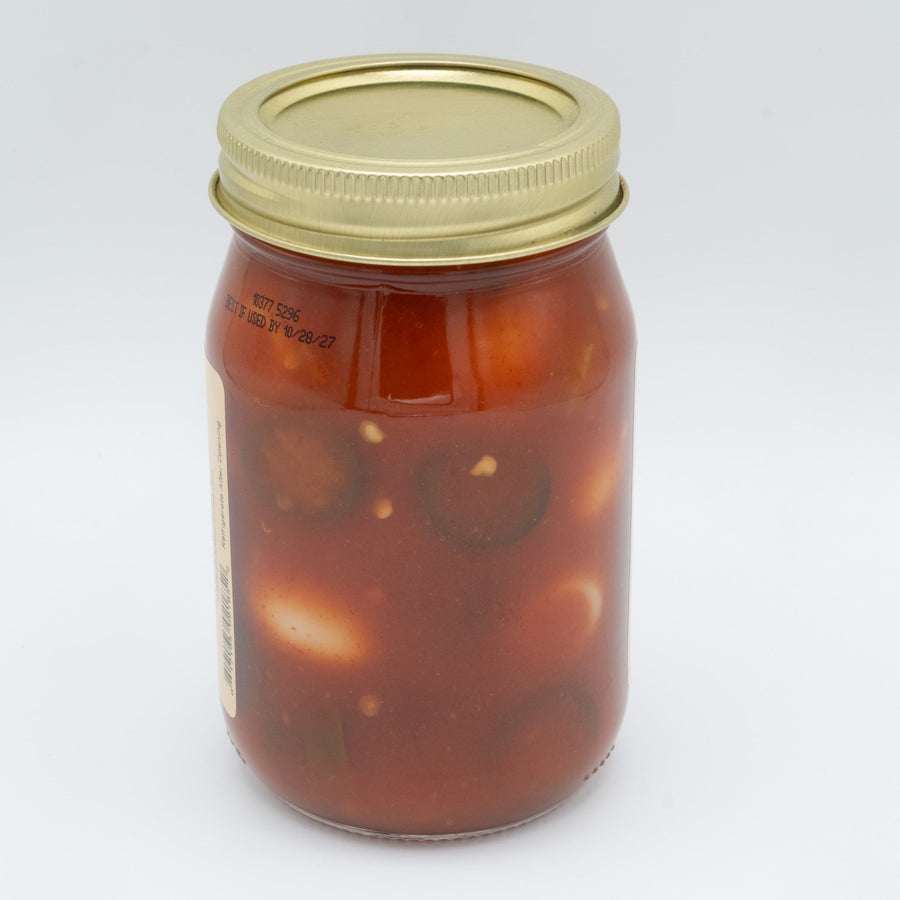 Sriracha Quail Eggs package contents and rear view