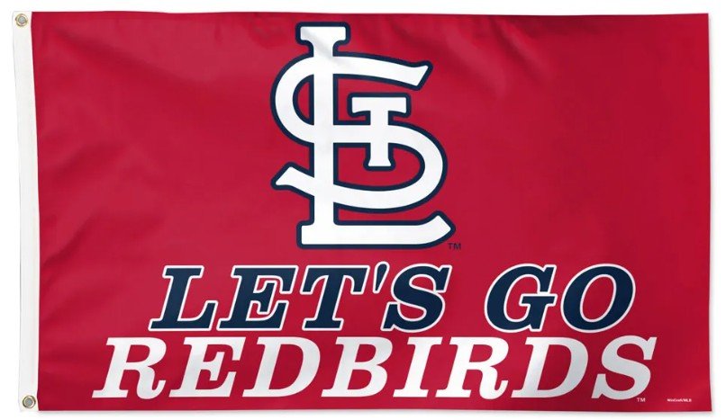 St. Louis Cardinals 3x5 slogan flag made in USA