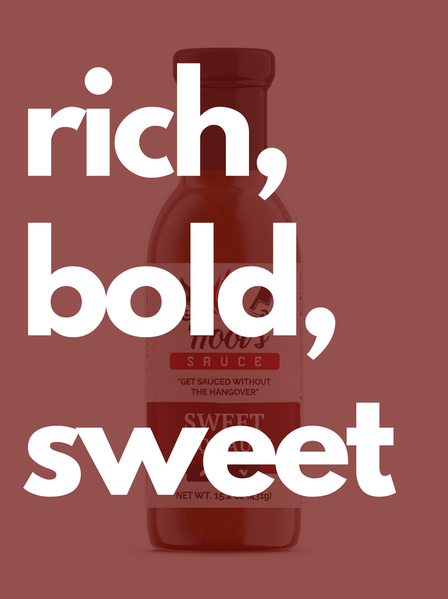 Sweet barbecue sauce product photo with rich Southern flavor