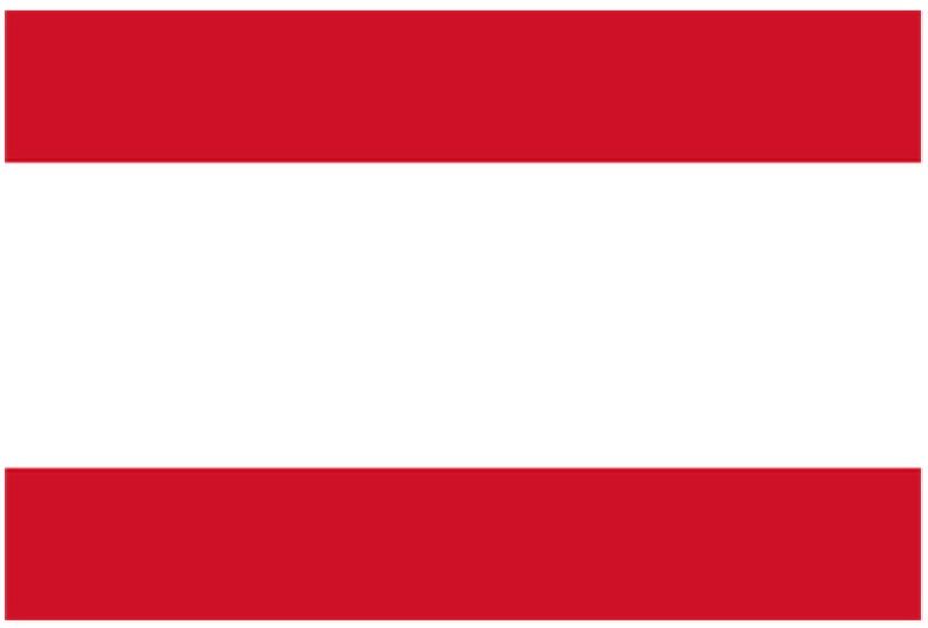Tahiti French Polynesia flag made in USA with red white red bands canoe sun and ocean-wave emblem