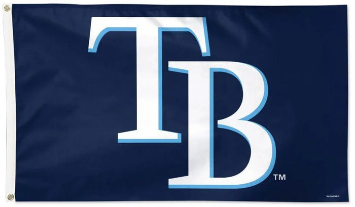 Tampa Bay Rays 3x5 MLB flag with deluxe blue background