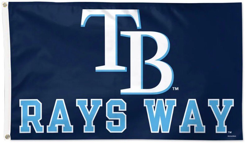 Tampa Bay Rays 3x5 slogan flag made in USA