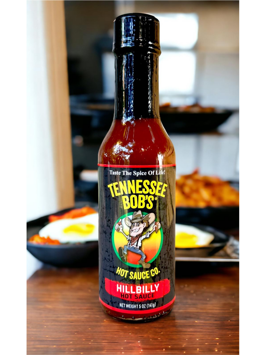 Hillbilly Hot Sauce included in the Hillbilly Quatro set
