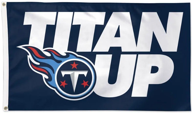 Tennessee Titans 3x5 slogan flag made in USA