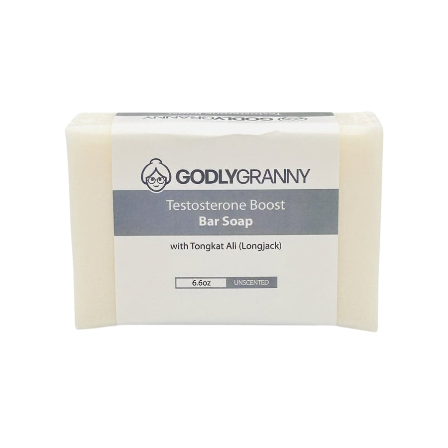 Tongkat Ali Botanical Bar Soap – 6.6oz Rectangle packaging