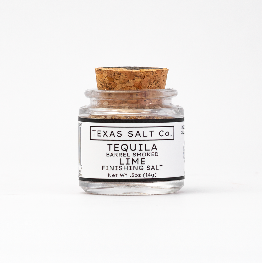 Tequila Barrel Smoked Lime Finishing Salt