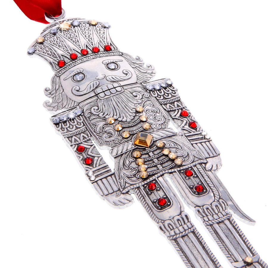 Close-up of the design on The Nutcracker Prince Ornament
