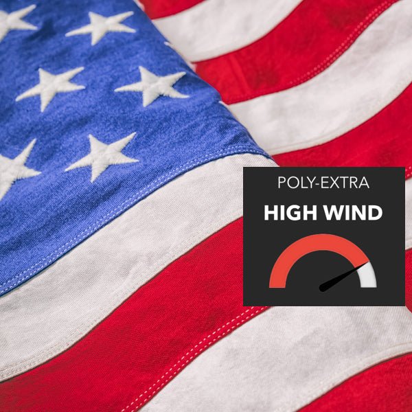 USA-made polyester American flag — product image 1