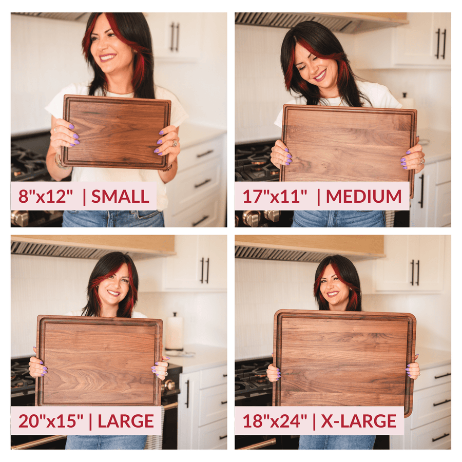 Small Walnut Wood Cutting Board