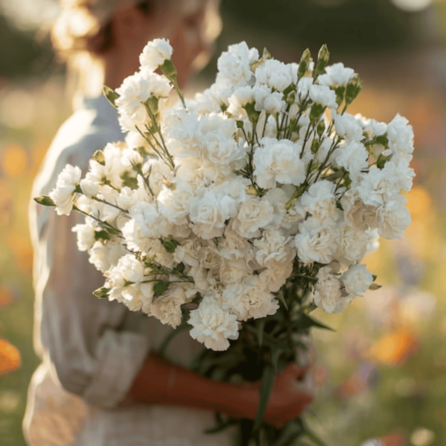 White Grenadin Carnation