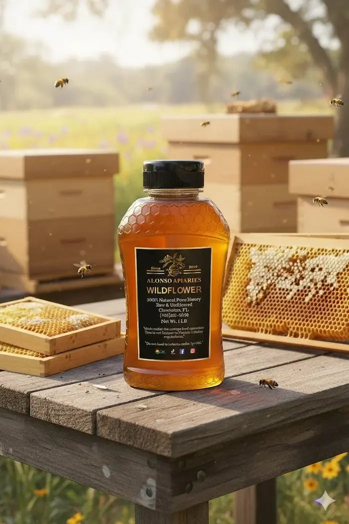 Raw Unfiltered Wildflower Honey – product image