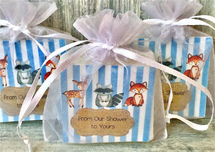 Woodland Critters Baby Shower Favors Soap by Plunk Soap Company