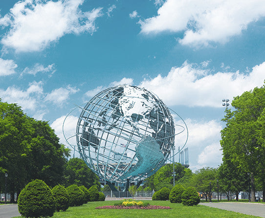 The Unisphere pictured in the World’s Fair 1964 coffee image gallery