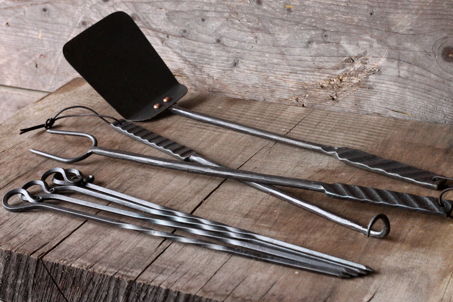 Grill-Marked BBQ Tool Set